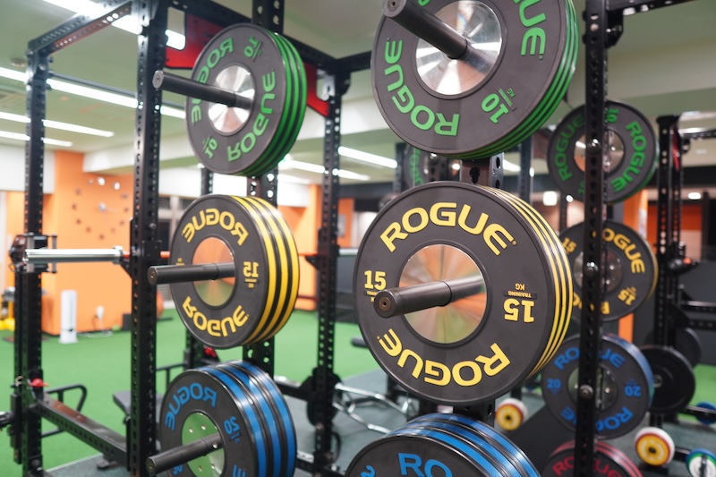 トレーニングエリアのプレート